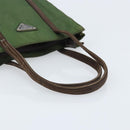 PRADA Hand Bag Nylon Green Auth bs34103-7