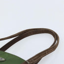 PRADA Hand Bag Nylon Green Auth bs34103-8