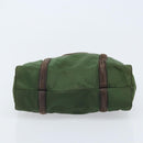PRADA Hand Bag Nylon Green Auth bs34103-5