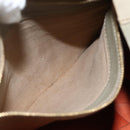 CELINE Hand Bag Leather Beige Gold Auth bs34104-20