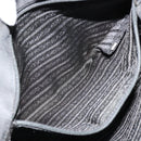 PRADA Handtas Nylon Zwart Zilver Auth bs34105-21