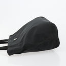 PRADA Handtas Nylon Zwart Zilver Auth bs34105-4