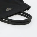 PRADA Handtas Nylon Zwart Zilver Auth bs34105-7