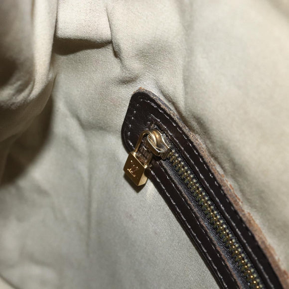 LOUIS VUITTON Monogram Mini Françoise Tote Bag 2way Khaki M92209 LV Auth bs34106