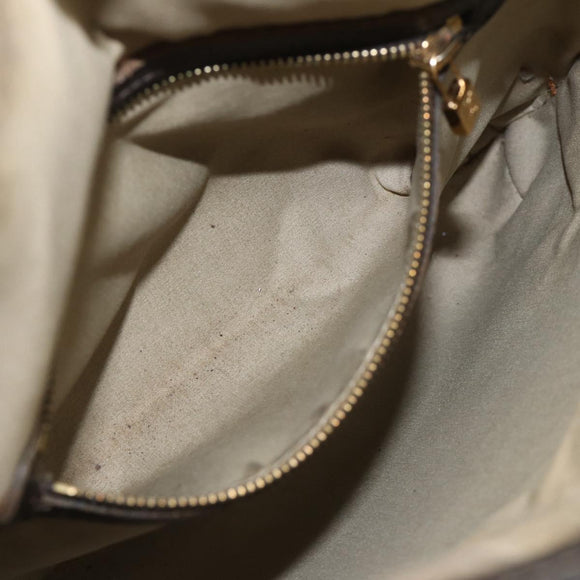 LOUIS VUITTON Monogram Mini Françoise Tote Bag 2way Khaki M92209 LV Auth bs34106