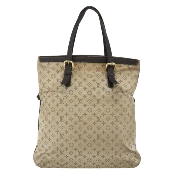 LOUIS VUITTON Monogram Mini Françoise Tote Bag 2way Khaki M92209 LV Auth bs34106