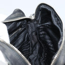 PRADA Shoulder Bag Nylon Black Silver Auth bs34107-18