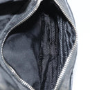 PRADA Shoulder Bag Nylon Black Silver Auth bs34107-22