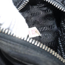 PRADA Shoulder Bag Nylon Black Silver Auth bs34107-24
