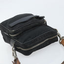 PRADA Shoulder Bag Nylon Black Silver Auth bs34107-6