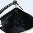 PRADA Hand Bag Nylon Silver White Auth bs34109-20
