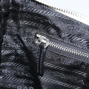 PRADA Hand Bag Nylon Silver White Auth bs34109-22
