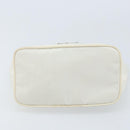 PRADA Hand Bag Nylon Silver White Auth bs34109-5