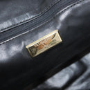 VALENTINO Chain Hand Bag Nylon 2way Bordeaux Gold Auth bs34111-19