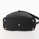 GUCCI Hand Bag Nylon 2way Black Silver Auth bs34112-5