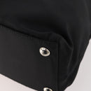 GUCCI Hand Bag Nylon 2way Black Silver Auth bs34112-18