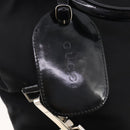 GUCCI Hand Bag Nylon 2way Black Silver Auth bs34112-21