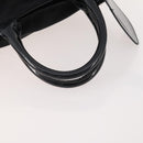 GUCCI Hand Bag Nylon 2way Black Silver Auth bs34112-8