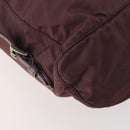 PRADA Backpack Nylon Brown Silver Auth bs34114-17