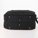 GUCCI Boston Bag Canvas 2way Black Silver 012 0393 12 Auth bs34117-5