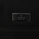 GUCCI Boston Bag Canvas 2way Black Silver 012 0393 12 Auth bs34117-19