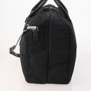 GUCCI Boston Bag Canvas 2way Black Silver 012 0393 12 Auth bs34117-3