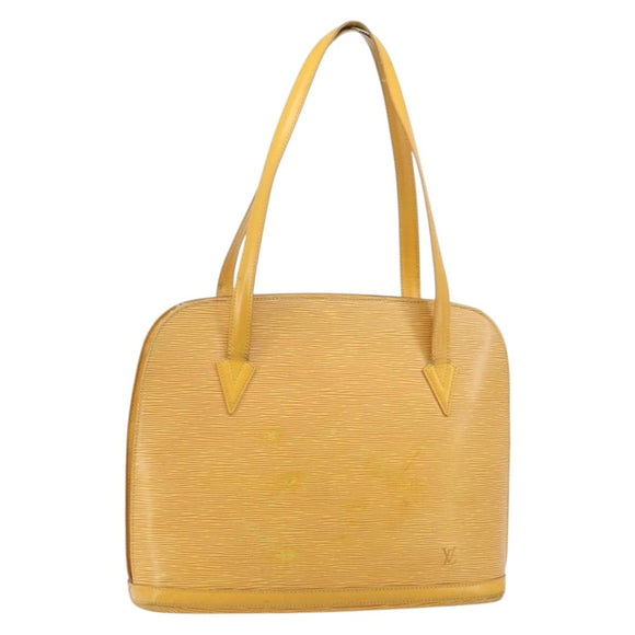 LOUIS VUITTON Epi Lussac Shoulder Bag Yellow M52289 LV Auth bs34119