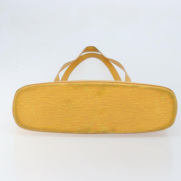 LOUIS VUITTON Epi Lussac Shoulder Bag Yellow M52289 LV Auth bs34119