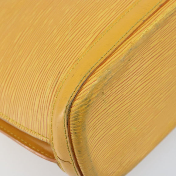 LOUIS VUITTON Epi Lussac Shoulder Bag Yellow M52289 LV Auth bs34119