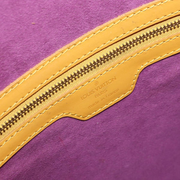 LOUIS VUITTON Epi Lussac Shoulder Bag Yellow M52289 LV Auth bs34119