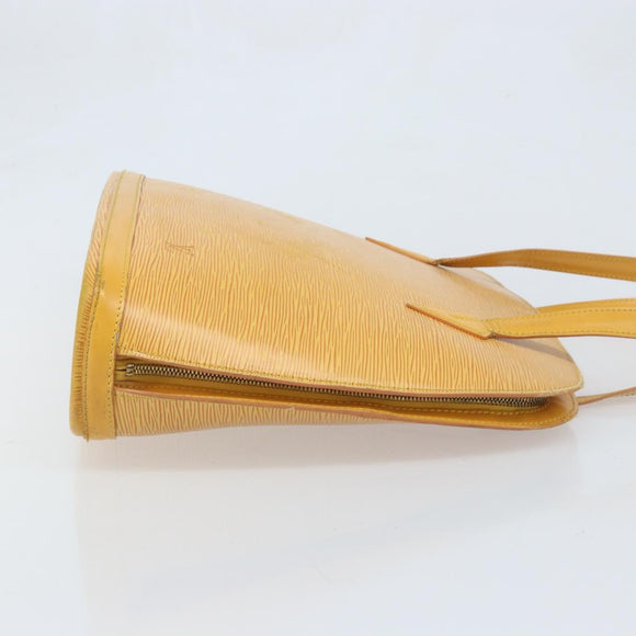 LOUIS VUITTON Epi Lussac Shoulder Bag Yellow M52289 LV Auth bs34119
