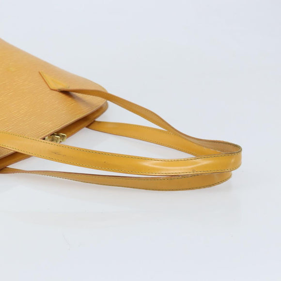 LOUIS VUITTON Epi Lussac Shoulder Bag Yellow M52289 LV Auth bs34119