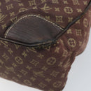 LOUIS VUITTON Monogram Mini Lin Boulogne Shoulder Bag Ebene M95225 Auth bs34122-15