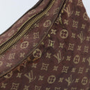 LOUIS VUITTON Monogram Mini Lin Boulogne Shoulder Bag Ebene M95225 Auth bs34122-10