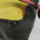VALENTINO Rugzak Leer Lichtblauw Goud Auth bs34124-17