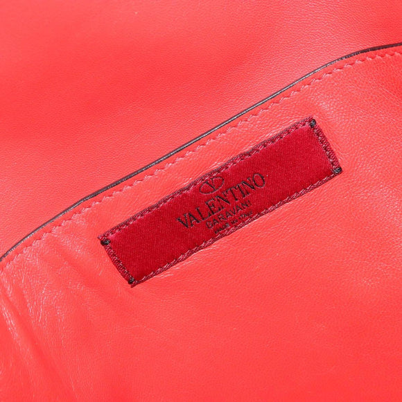 VALENTINO Rugzak Leer Lichtblauw Goud Auth bs34124