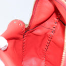 VALENTINO Rugzak Leer Lichtblauw Goud Auth bs34124-22