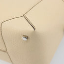 Salvatore Ferragamo Hand Bag Leather Beige Silver Auth bs34125-12