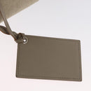 BALENCIAGA Paper A 6 Zip Around Bag Canvas 2way Beige Silver 370926 Auth bs34126-20