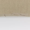 BALENCIAGA Paper A 6 Zip Around Bag Canvas 2way Beige Silver 370926 Auth bs34126-3