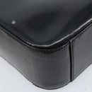 GUCCI Shoulder Bag Patent leather Silver Black 000 1013 0506 Auth bs34127-14