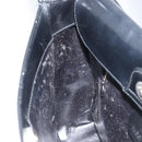 GUCCI Shoulder Bag Patent leather Silver Black 000 1013 0506 Auth bs34127-19