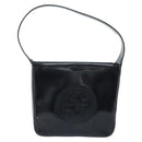 GUCCI Shoulder Bag Patent leather Silver Black 000 1013 0506 Auth bs34127-13