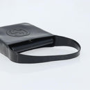 GUCCI Shoulder Bag Patent leather Silver Black 000 1013 0506 Auth bs34127-7