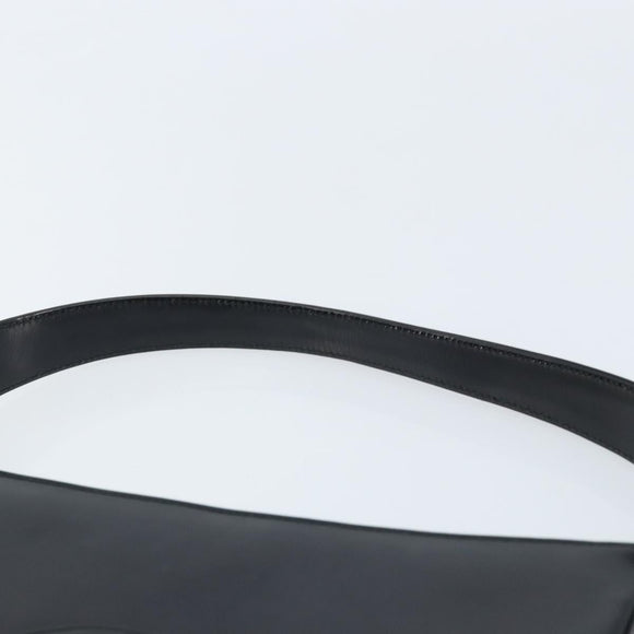 GUCCI Shoulder Bag Patent leather Silver Black 000 1013 0506 Auth bs34127