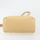 CHANEL Matelasse Tote Bag Lamb Skin Beige CC Auth bs34128-14