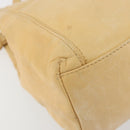 CHANEL Matelasse Tote Bag Lamb Skin Beige CC Auth bs34128-16