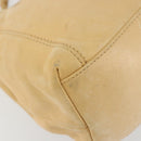 CHANEL Matelasse Tote Bag Lamb Skin Beige CC Auth bs34128-11