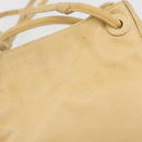 CHANEL Matelasse Tote Bag Lamb Skin Beige CC Auth bs34128-17