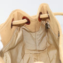 CHANEL Matelasse Tote Bag Lamb Skin Beige CC Auth bs34128-22